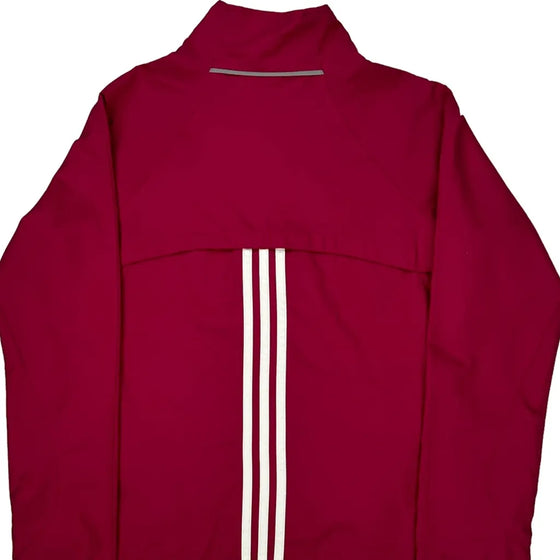 Adidas Windbreaker - Small Red Polyester