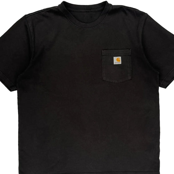 Workwear Carhartt Graphic T-Shirt - Large Black Cotton