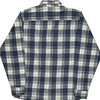 Wrangler Checked Shirt - Medium Navy Cotton