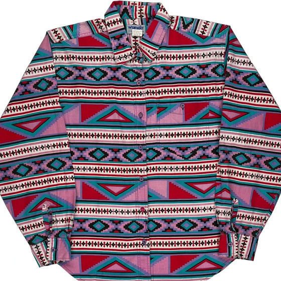 Wrangler Shirt - Large Multicoloured Cotton