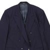 Vintage blue Burberry Blazer - mens x-large