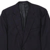 Vintage black Burberry Blazer - mens xx-large