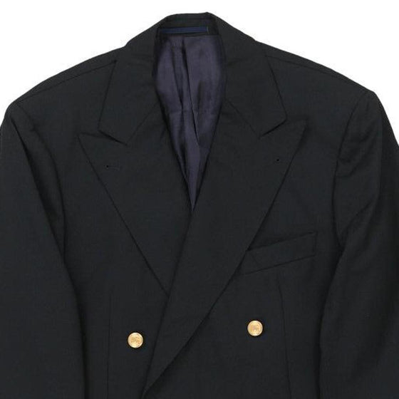 Vintage black Burberry London Blazer - mens medium