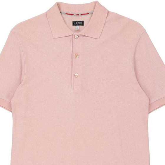 Vintage pink Armani Jeans Polo Shirt - mens x-small