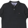 Vintage black Tommy Hilfiger Polo Shirt - mens large