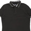 Vintage black Armani Jeans Polo Shirt - mens medium