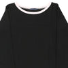 Ralph Lauren Long Sleeve T-Shirt - Medium Black Cotton