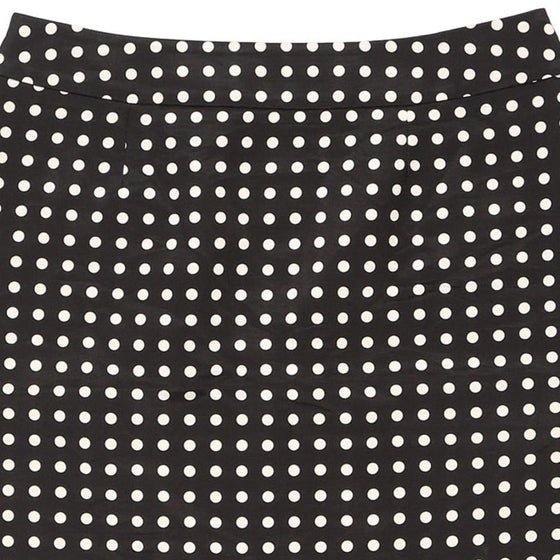 Yves Saint Laurent Polka Dot Skirt - 32W 21L Black Cotton