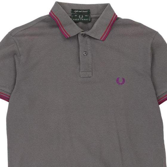 Vintage grey Fred Perry Polo Shirt - mens small