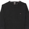 Vintage black Hilfiger Denim Jumper - mens small