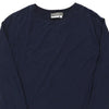 Vintage blue Salvatore Ferragamo Long Sleeve T-Shirt - mens x-large