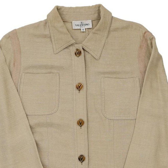 Valentino Shirt - Medium Beige Cotton