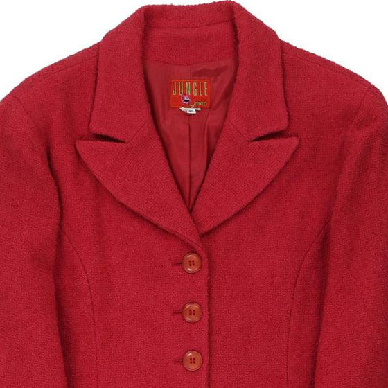 Kenzo Jungle Blazer - Medium Red Wool