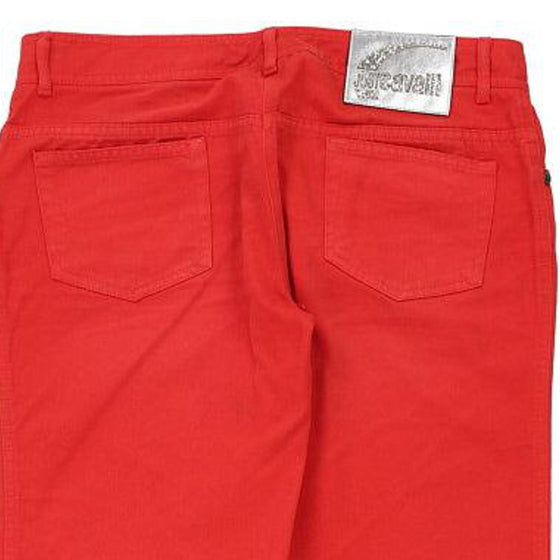 Just Cavalli Jeans - 35W UK 12 Red Cotton