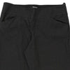 Armani Trousers - 37W UK 20 Black Cotton