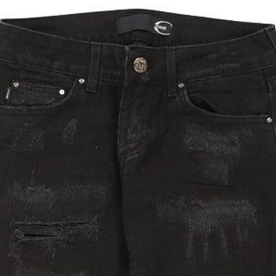 Just Cavalli Jeans - 28W UK 6 Black Cotton