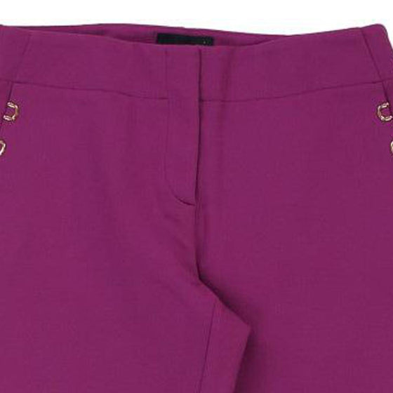 Cavalli Class Trousers - 30W UK 10 Pink Cotton Blend