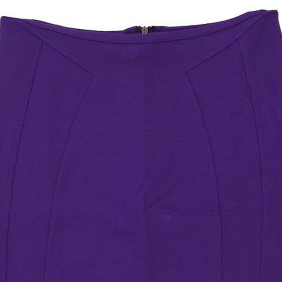 Versace Jeans Couture Maxi Pencil Skirt - 30W UK 10 Purple Viscose Blend