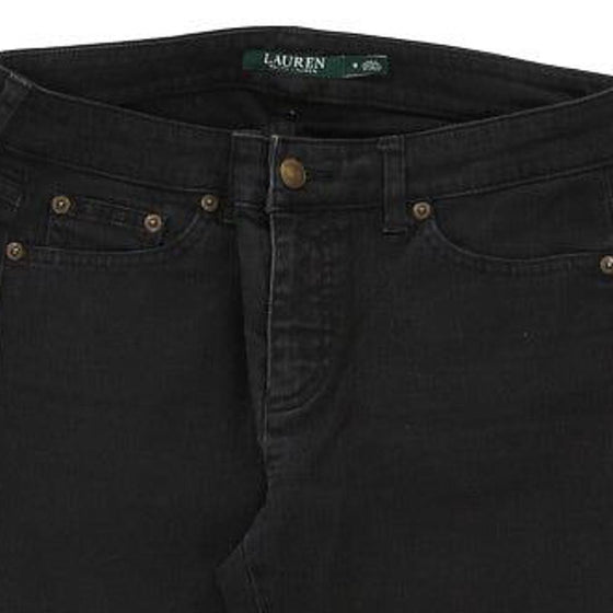 Lauren Ralph Lauren Skinny Jeans - 33W UK 12 Black Cotton