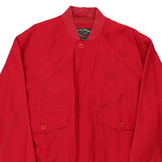 Vintage red Paul & Shark Jacket - mens large