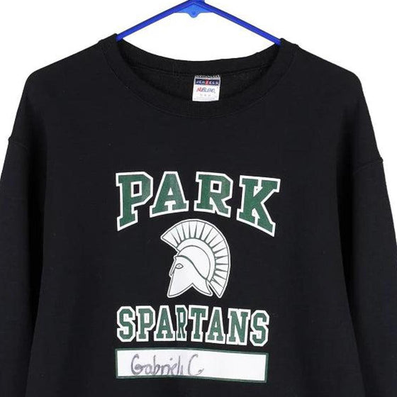 Vintageblack Park Spartans Jerzees Sweatshirt - womens medium