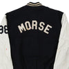 Vintage black Travis Rogue Wear Varsity Jacket - mens large