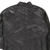 Vintage black Cavaliere Leather Jacket - mens xx-large