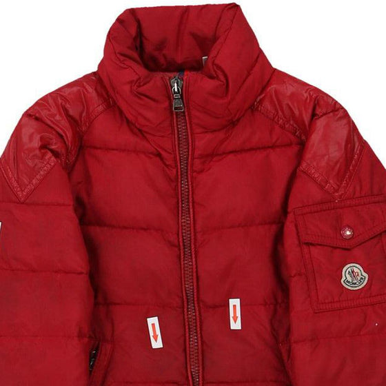 Age 6 Moncler Puffer - Small Red Polyester