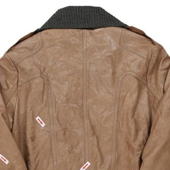 Age 14 Iceberg Jacket - Large Brown Leather