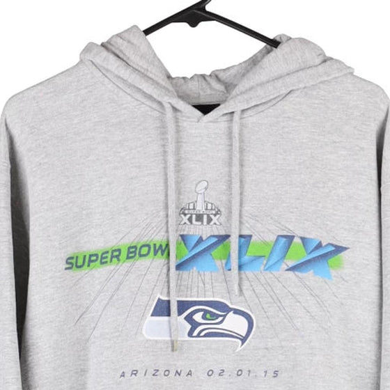 Vintage grey Seattle Seahawks Nfl Hoodie - mens large