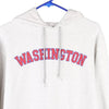 Vintage grey Washington Champion Hoodie - mens medium