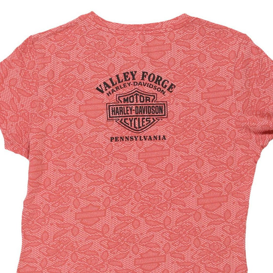 Vintage pink Harley Davidson Top - womens large