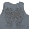 Vintage grey Harley Davidson Vest - womens large