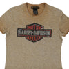 Vintage beige Harley Davidson T-Shirt - womens small