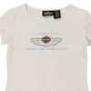 Vintage white Harley Davidson Top - womens x-small