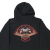 Vintage black Tomahawk, Wisconsin Harley Davidson Hoodie - womens medium