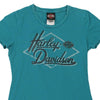 Vintage blue Harley Davidson T-Shirt - womens medium