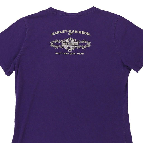 Vintage purple Salt Lake City, Utah Harley Davidson T-Shirt - womens medium