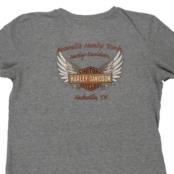 Vintage grey Harley Davidson T-Shirt - womens large