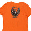 Vintage orange Harley Davidson T-Shirt - womens large