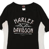 Vintage black Harley Davidson T-Shirt - womens x-large