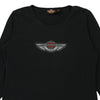 Vintage black Harley Davidson Long Sleeve T-Shirt - womens x-large