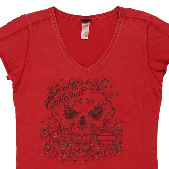 Vintage red Harley Davidson T-Shirt - womens xx-large