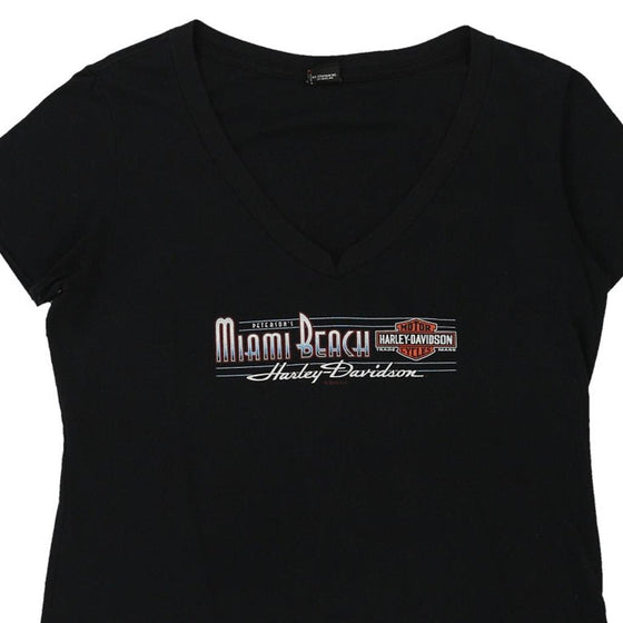 Vintage black Harley Davidson T-Shirt - womens xx-large