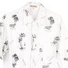 Vintage white St. Kitts Ns Natural Collections Hawaiian Shirt - mens medium