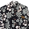 Vintage black Pineapple Lava Hawaiian Shirt - mens large