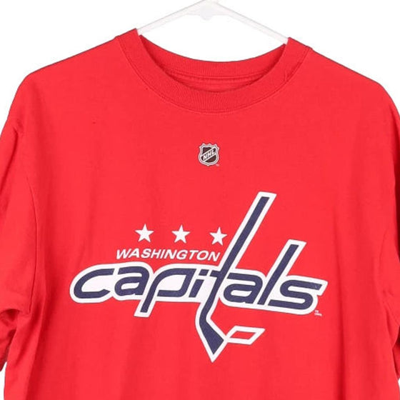 Vintage red Washington Capitals Reebok T-Shirt - mens large