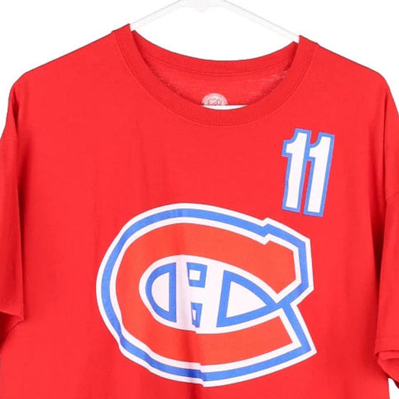 Vintage red Montreal Canadians Nhl T-Shirt - mens x-large