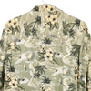 Vintage green Porcini Hawaiian Shirt - mens x-large