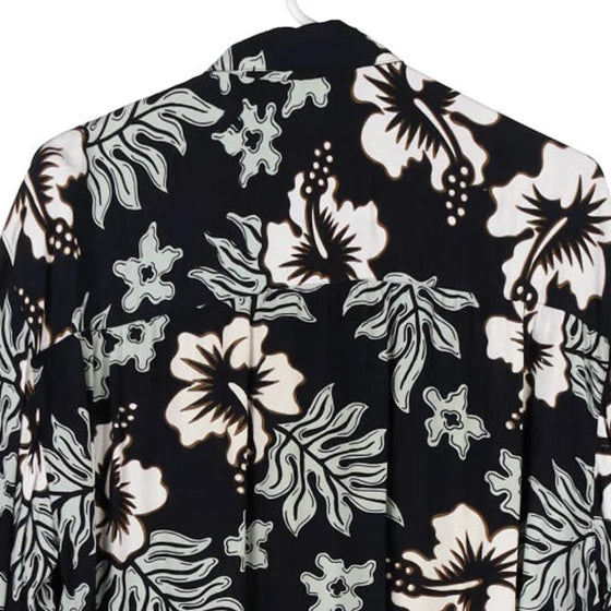 Vintage black Pineapple Lava Hawaiian Shirt - mens large